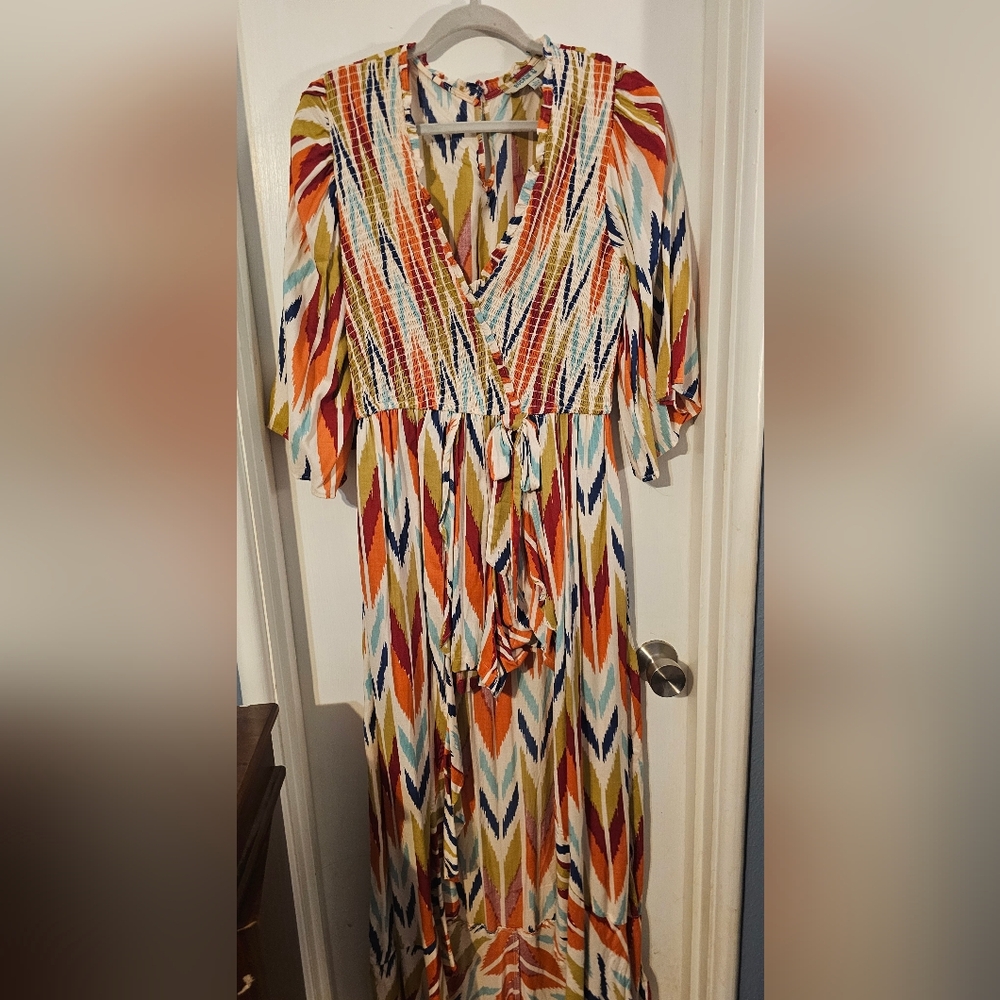 Western Boho Colorful Romper